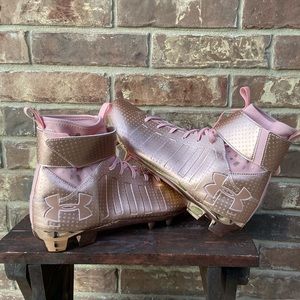 Under Armour C1N LE Rose Gold Football Cleats
